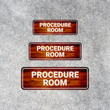 Standard Plus Procedure Room Wall or Door Sign | Office Signage