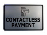 Signs ByLITA Classic Framed Contactless Payment Wall or Door Sign