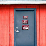 Classic Framed Plus Survivors Will Be Prosecuted (If There Are Any) Door or Wall Sign | Home Security