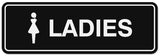 Signs ByLITA Standard Ladies Figurine Sign - Easy Installation | Durable Wall or Door