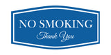Fancy NO Smoking Thank You Wall or Door Sign