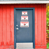 Classic Framed Plus Please Deliver Large Packages in Box / Coloque los paquetes grandes en la caja de correo por favor Door or Wall Sign | Business & Warehouse Signage