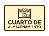 Signs ByLITA Classic Framed Cuarto de Almacenamiento Door or Wall Sign