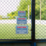 Classic Framed Plus Caution: Property Guarded By Lead Injection Specialist Door or Wall Sign | Home Security