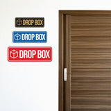 Standard Drop Box Wall or Door Sign (Multipack)