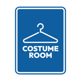 Signs ByLITA Portrait Round Costume Room Door or Wall Sign Easy Installation | Directing Artists & Co-Workers | Music | Concert | Festivals
