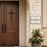 Classic Framed Plus Chapel — Wall or Door Sign | Funeral and Memorial Services - Room & Area - Sign