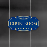 Victorian Plus Courtroom Wall or Door Sign | Legal and Courtroom Signage