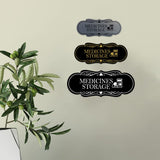Signs ByLITA Designer Medicines Storage Wall or Door Sign