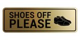 Standard Shoes Off Please (Classic Shoes) Wall or Door Sign
