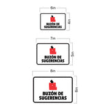 Classic Framed Plus Buzón de Sugerencias Door or Wall Sign | Spanish | Office Business Sign