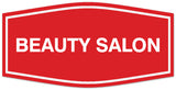 Signs ByLITA Fancy Beauty salon Sign - Laser-Engraved Lettering | Durable ABS Plastic | Vibrant Colors | Powerful Foam Tape Wall or Door Sign