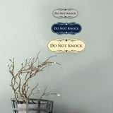 Designer Do Not Knock Wall or Door Sign