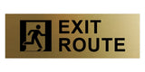 Basic Exit Route Wall or Door Sign