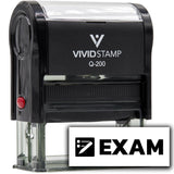 Vivid Stamp Exam Self-Inking Rubber Stamps Teachers And Schools | Motivational Stamps For Children | Re-inkable Ink Pad