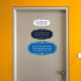 Signs ByLITA Victorian Let the therapist know if the massage pressure is too firm or too soft Wall or Door Sign