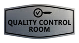 Signs ByLITA Fancy Quality Control Room Wall or Door Sign