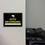 Classic Framed Plus CCTV Recording – Surveillance in Progress Door or Wall Sign | Surveillance & Alarm Systems