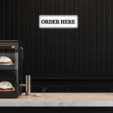 Signs ByLITA Standard Order Here Wall or Door Sign