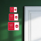 Classic Framed Plus Do Not Enter - ممنوع الدخول Door or Wall Sign | Bilingual General Signs - Arabic