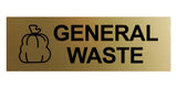 Basic General Waste Wall or Door Sign