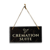 Funeral Home & Memorial Signs - 5 x 10" Hanging Signs