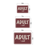 Classic Framed Plus Adult-Ish Wall or Door Sign | Funny Home & Office Signage