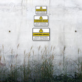 Classic Framed Plus Confined Space – Entry Requires Safety Equipment Door or Wall Sign | Miscellaneous Warning Signs - Industrial & Construction