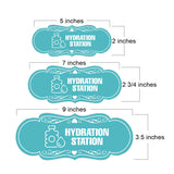 Designer Plus Hydration Station Wall or Door Sign | Business & Public Signage