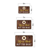 Classic Framed Plus The View From a Boat is Good For The Soul Wall or Door Sign | Boat Appreciation Decoration
