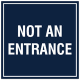 Signs ByLITA Square Not an Entrance Sign - Easy Installation | Durable Material