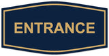 Signs ByLITA Fancy Entrance Sign | Legible Lettering | Easy No-Tool Installation | Powerful Foam Tape