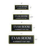Standard Plus Exam Room – Authorized Staff Only Wall or Door Sign | Exam Room Notices