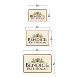 Classic Framed Plus Bendice Este Hogar — Bless This Home Door or Wall Sign | Spanish - Inspirational & Scripture Signs