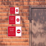 Classic Framed Plus Do Not Enter - ممنوع الدخول Door or Wall Sign | Bilingual General Signs - Arabic