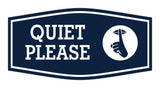 Signs ByLITA Fancy Quiet Please Wall or Door Sign