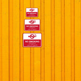 Classic Framed Plus No Smoking - ممنوع التدخين Door or Wall Sign | Bilingual General Signs - Arabic