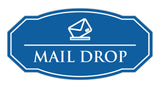 Signs ByLITA Victorian Mail Drop Durable ABS Plastic | Laser Engraved | Easy Installation | Elegant Design Wall or Door Sign