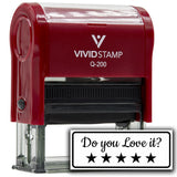 All Quality Do You Love It? Self-Inking Rubber Stamp | Business and Packaging Stamps