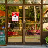 Portrait Round Plus Notice No Loitering On This Property Wall or Door Sign | Safety Signage