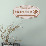 Victorian Plus Yacht Club – Where Elegance Meets the Sea Wall or Door Sign | Marina or Harbor Sign