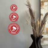 Circle Plus Possibility of Tilting Beware Wall or Door Sign | Safety Signs For Babies and Toddlers Daycare