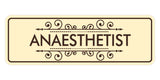 Signs ByLITA Standard Anaesthetist Wall or Door Sign