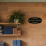 Victorian Plus Nail Room — Wall or Door Sign | Treatment Room - Sign