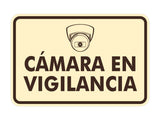 Signs ByLITA Classic Framed Cámara en Vigilancia Security Wall or Door Sign
