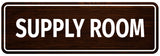 Standard Plus Supply Room Wall or Door Sign | Office & Home Decor