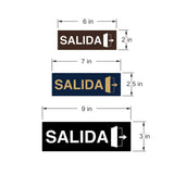 Signs ByLITA Basic Salida Wall or Door Sign