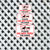 Classic Framed Plus Please Do Not Feed The Birds Door or Wall Sign | Warning Signage