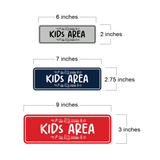 Signs ByLITA Standard Kids Area (Toy vector) Wall or Door Sign