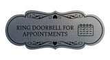 Signs ByLITA Designer Ring Doorbell for Appointments Wall or Door Sign